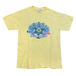Vintage 2002 Brazil Japan World Cup Tee